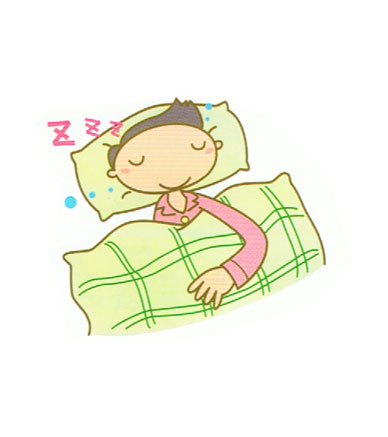 十分な睡眠のイメージ