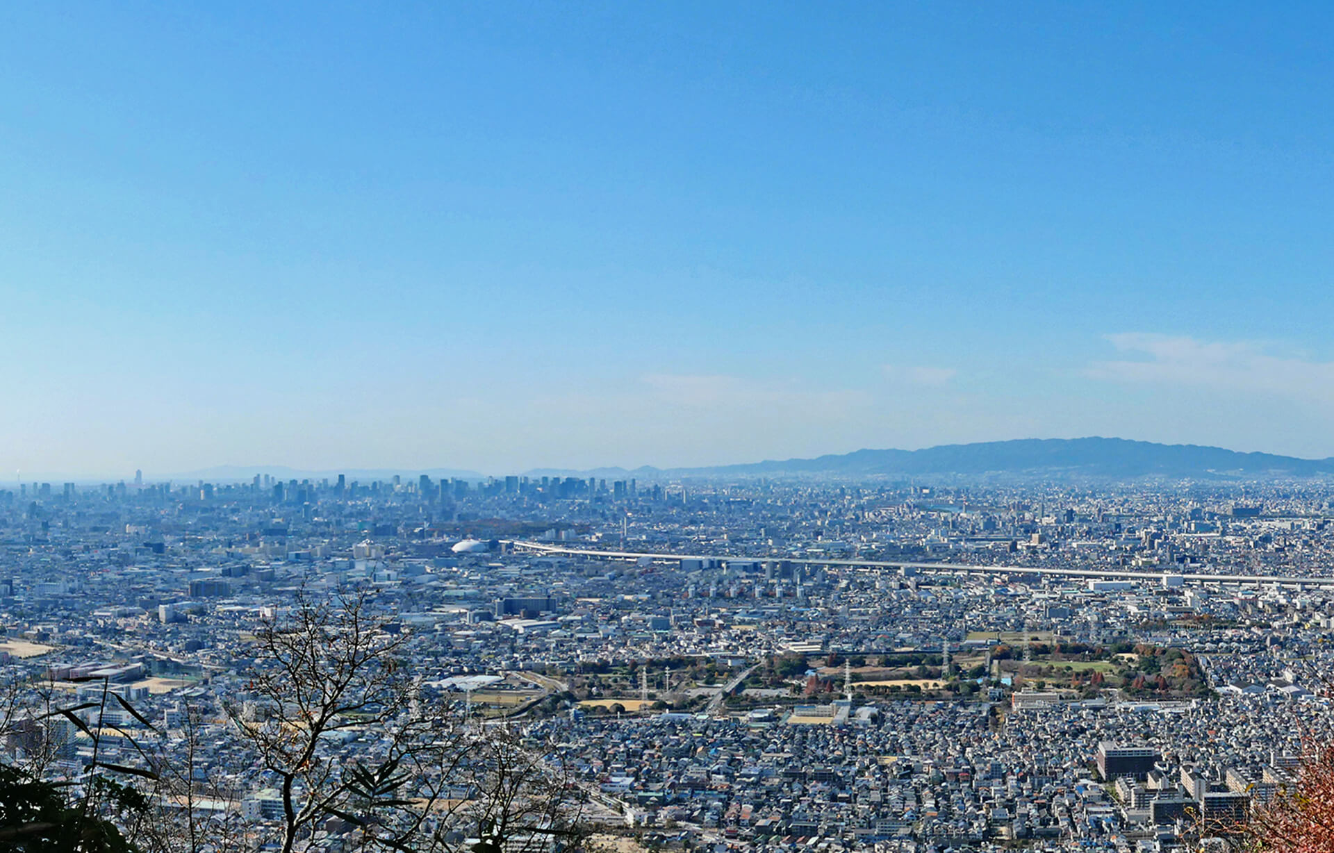 寝屋川市の街の風景